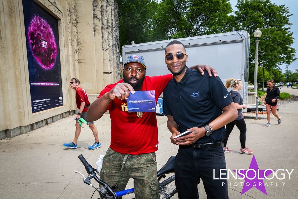 EMC Amgen BiTE chalk art ASCO online fundraiser Day One