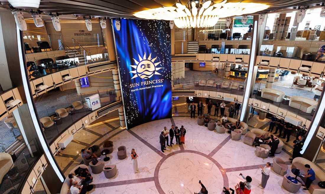 Sun Princess Cruiseship Commercial Shoot