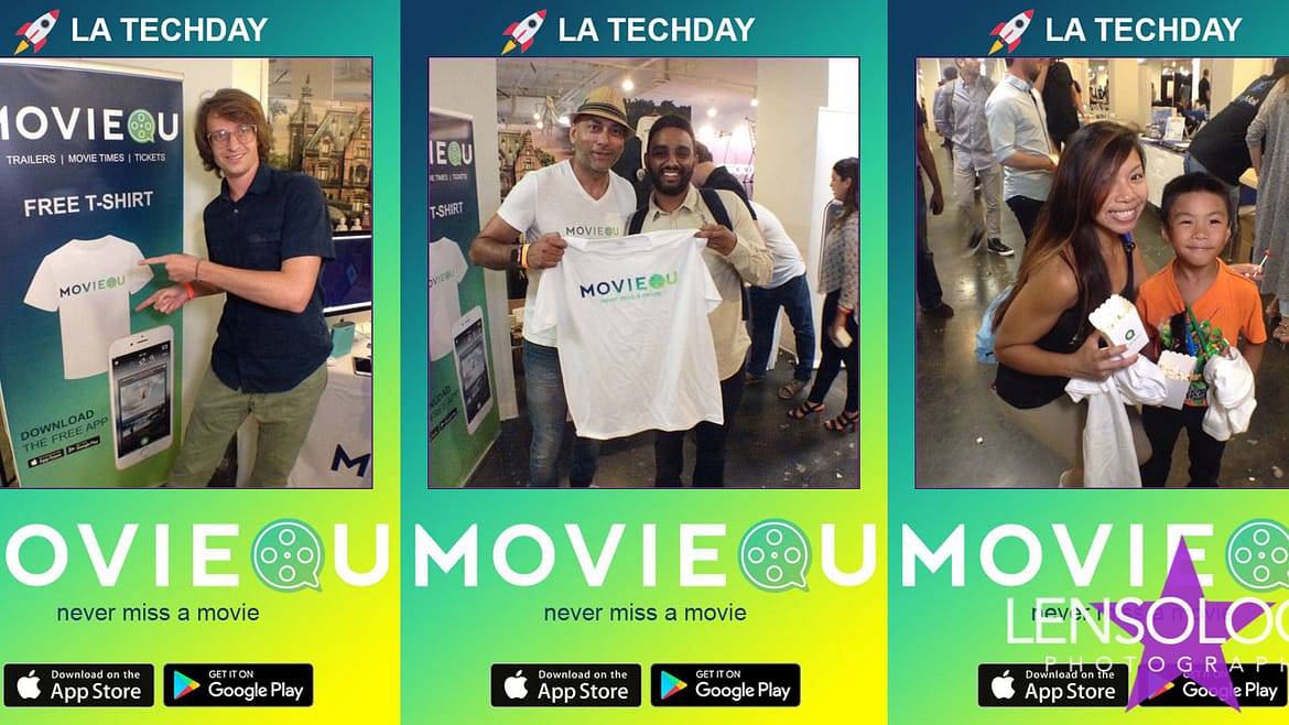 Moviequ photo marketing activation LA Tech Day expo Lensology